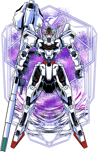 white magician - anime, manga, gundam, calibarn, battlespace, battlerobot, gundamcardgame, witch, mobilesuit, gunpla